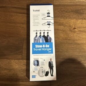 New Travel Hangers perfect for carry on or larger, 3-Pack